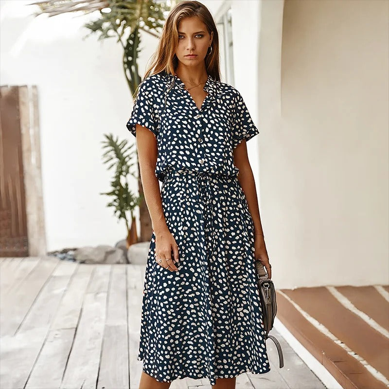 Faelina - Vestido de verano estampado