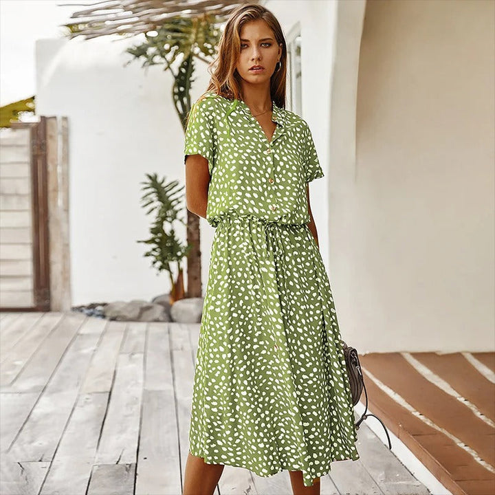 Faelina - Vestido de verano estampado