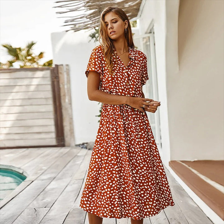 Faelina - Vestido de verano estampado