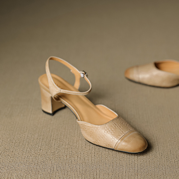 Tacones de Cuero Auténtico Valery